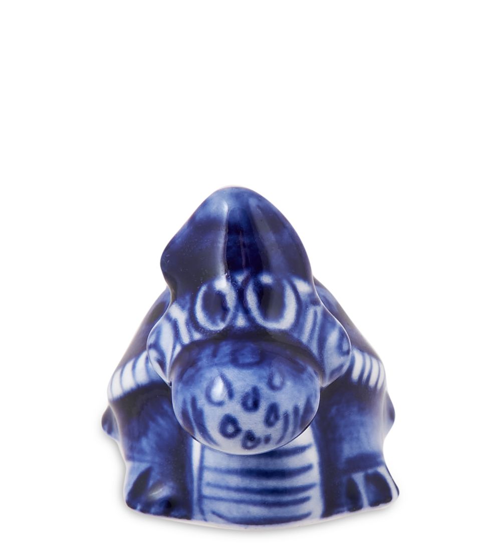 ГЛ- 919 Фигурка «Черепаха» (Гжельский фарфор)