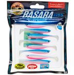 Виброхвост LUCKY JOHN Basara Soft Swim 3D, 2.5in (63 мм), цвет PG05, 8 шт/уп
