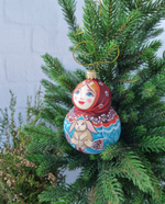 Матрешка стеклянная Настенька
