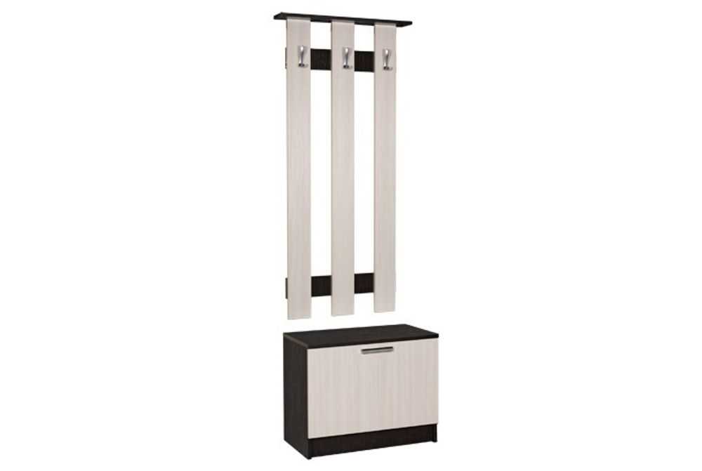 Машенька Прихожая вешалка с тумбой малая