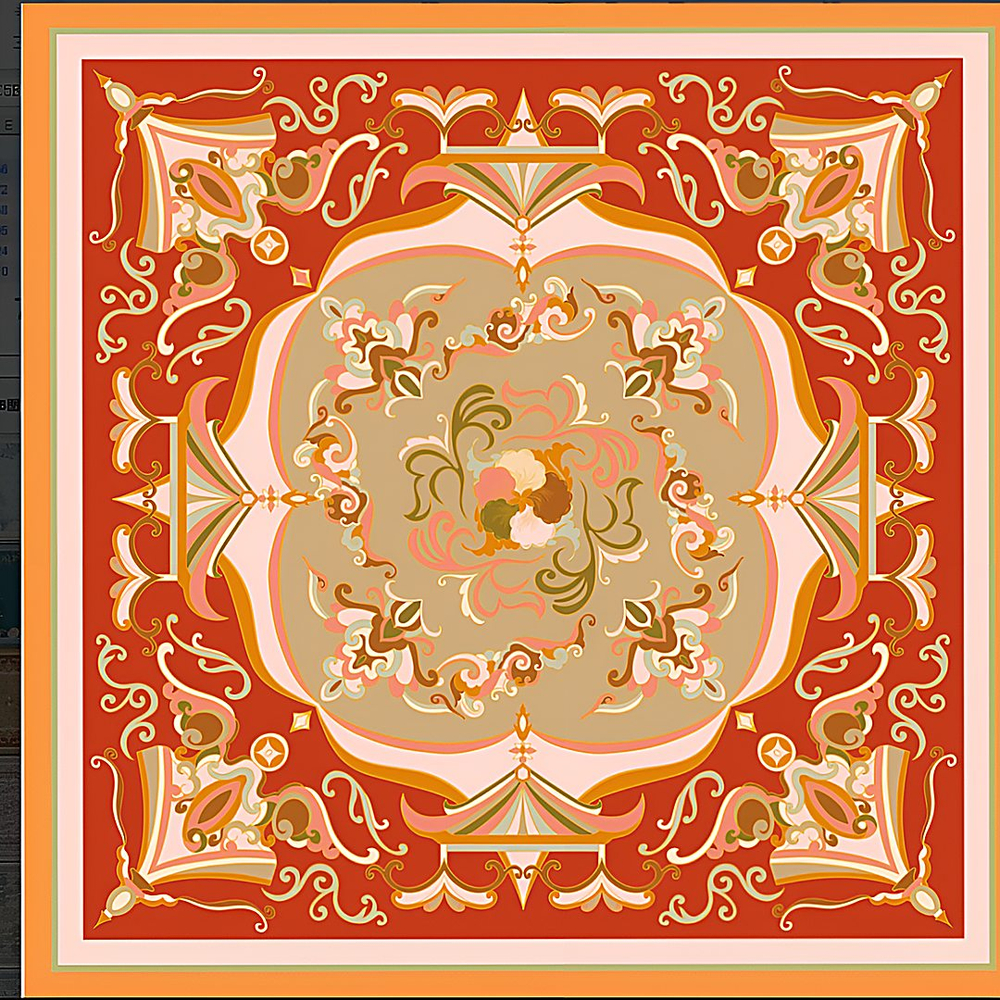 Платок двойной печати 64x64 см AV-BSD1035230121