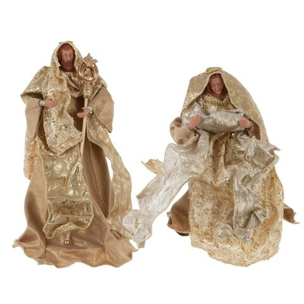 GAEM Набор из 2-х декоративных фигурок "Рождение Иисуса", L26 W18 H40 см