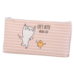 Пенал-косметичка Basir без наполнения, 20*9*5 см, серия "День кошки", ассорти