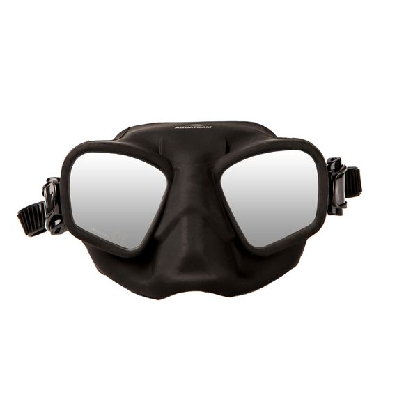 Маска Aquateam Free Diving black зеркальные стекла без бокса