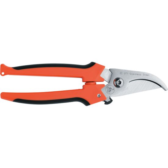 Секатор садовый Due Cigni 2C 371/20 клинок из стали Stainless Steel, рукоять PP/TPR