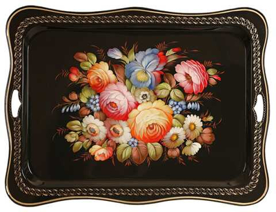 Zhostovo metal tray A29D29092511