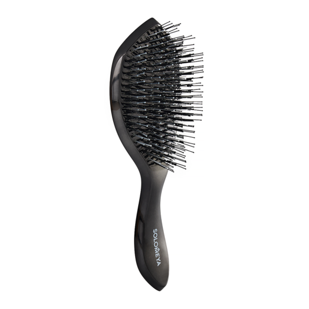 Расческа для волос многофункциональная SOLOMEYA Wonder Scalp Brush Black