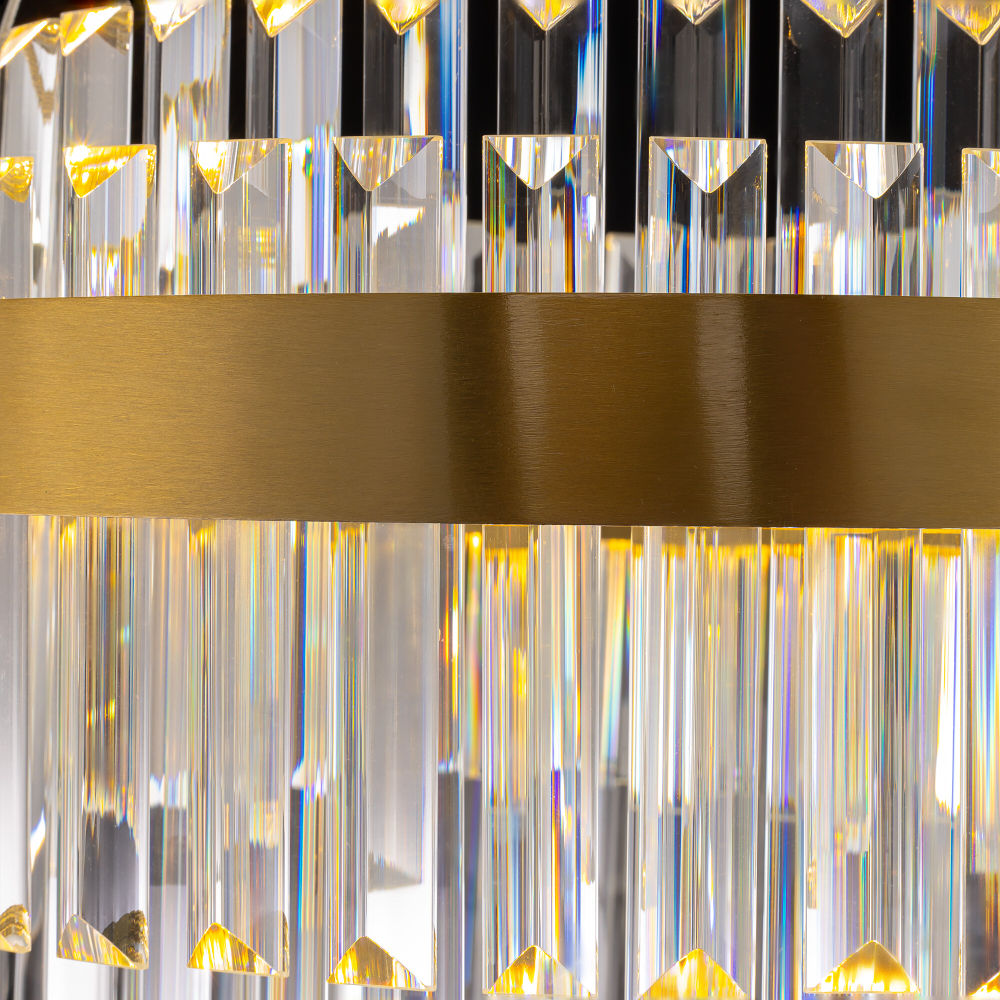 Citilux Sheldon CL339153 LED Люстра хрустальная с пультом Бронза