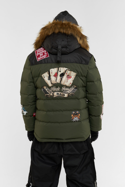 КУРТКА МУЖСКАЯ ПУХОВАЯ VIRUS BATZZILLA ARMY