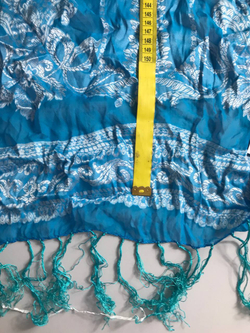 Палантин цвета морской волны