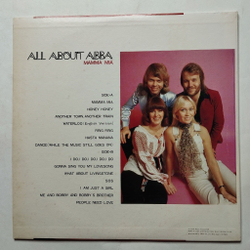 Винтажная виниловая пластинка LP ABBA АББА All About ABBA Mamma Mia SOS (Japan 1976)(No Obi)