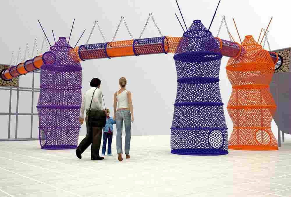 Верёвочный лабиринт «Плетёные мечты»