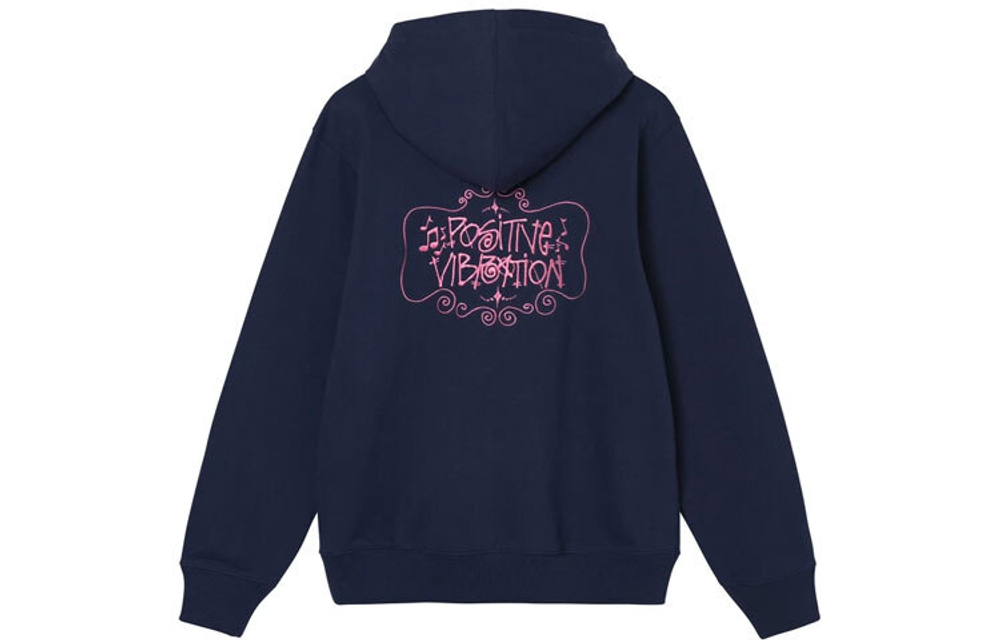 Stussy FW21 Positive Vibrations Embroidered Hoodie Logo 1184421 1184421 22 700 HARDLUX