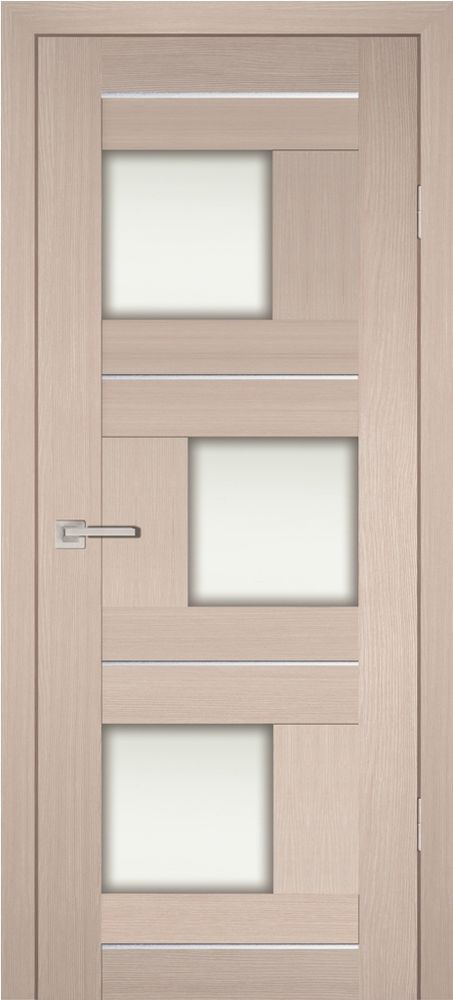 Дверь PS-13 / Цвет Капучино Мелинга / белый сатинат / Двери PROFILO PORTE