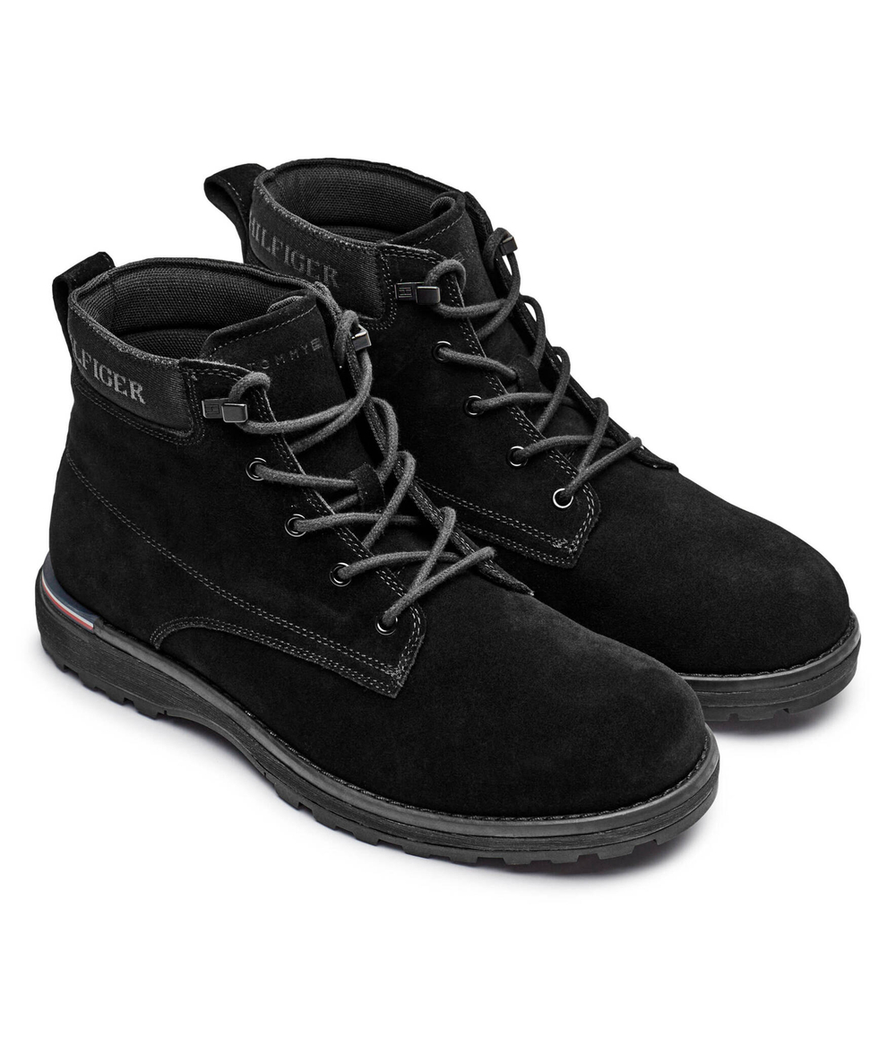 Кожаные трапперы CORPORATE Tommy Hilfiger - черный(FM0FM05147)