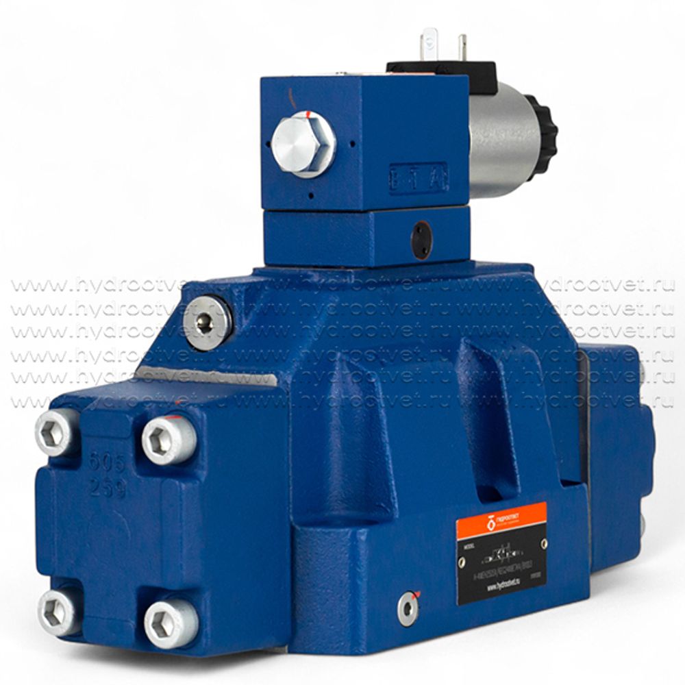 H-4WEH25D6X/6EG24N9ETK4/B10D3 - Гидрораспределитель с электроуправлением Ду25 схема D (574А), напряжение G24, каналы управления ET - X и Y - внутренние