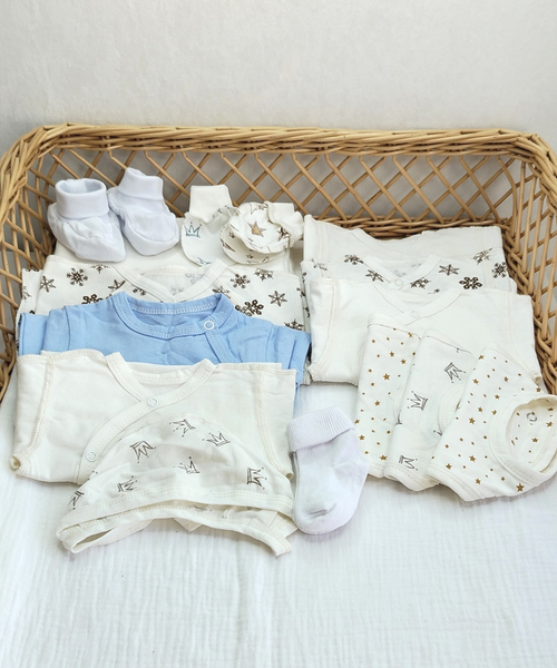 Комплект 15 в 1 "Молочный" (с дефектом ) кулирная гладь