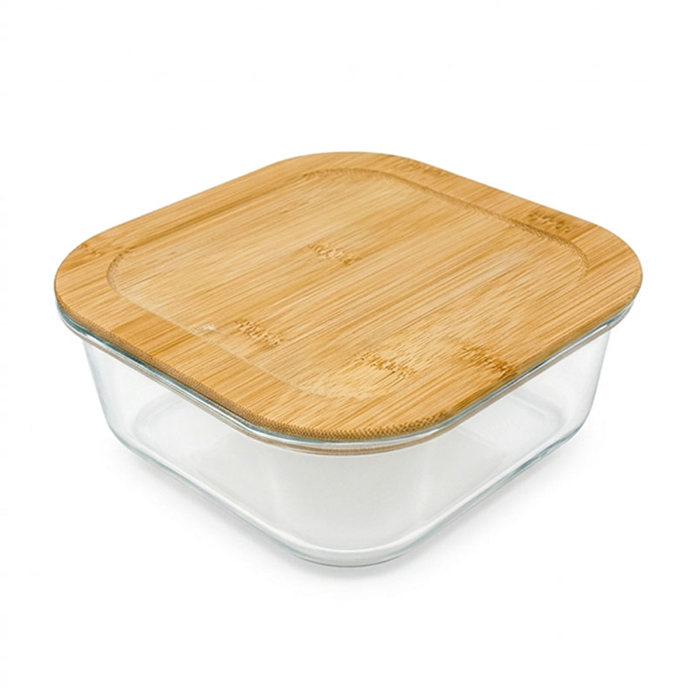 Контейнер стеклянный Fårö, квадратной формы, с крышкой, 1100 мл