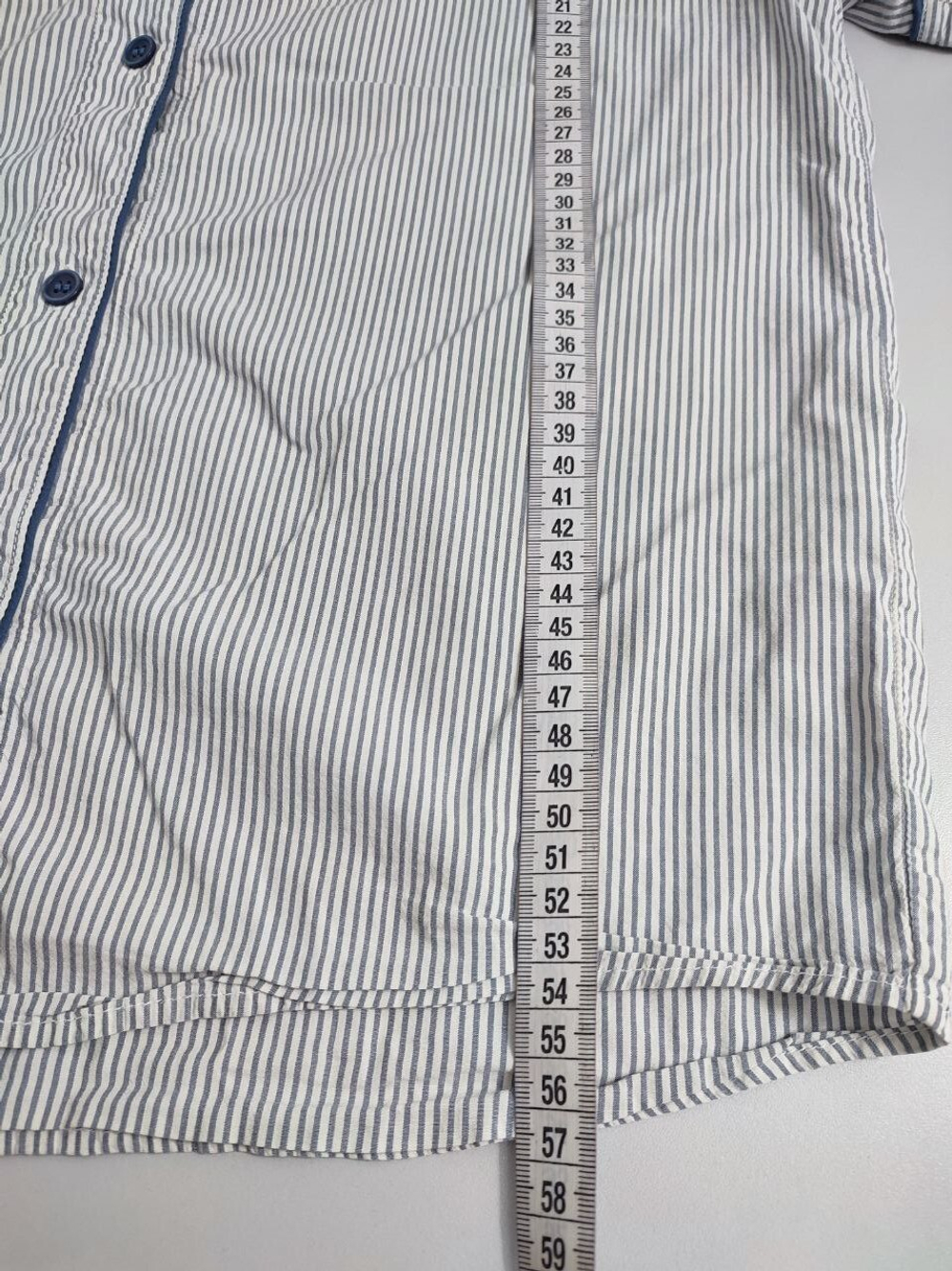 Рубашка Uniqlo в полоску 44 размер