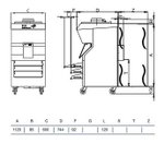 Батч-фризер для мороженого STAF59 BFX400 W