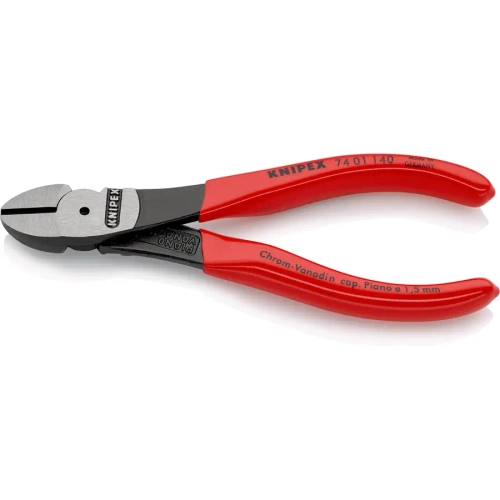 Кусачки боковые особой мощности черненые 140 мм Knipex 74 01 140 SB