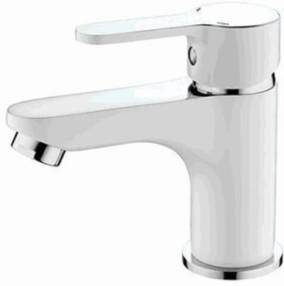 смеситель умывальник LEDEME картридж д.35мм, белый, L1003W