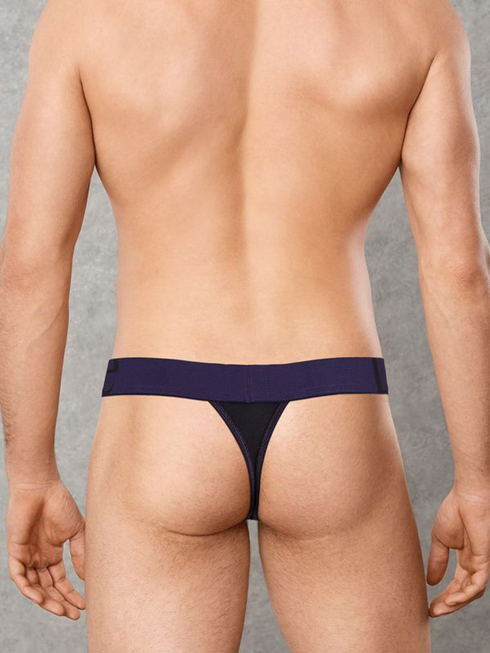 Мужские трусы-стринги Doreanse Ribbed Modal (Размер: M) (Цвет: черный)