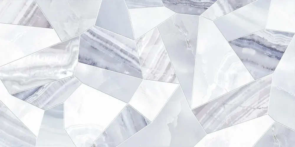 Настенная плитка ALMA Ceramica TWU09BGM017 Bergamo 50x24.9 серая глянцевая под камень