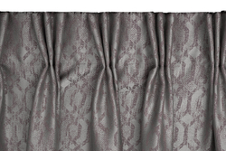 Ткань Портьера Хьюстон (Houston) 110 серая 275x260см Серый Garda Decor