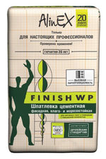 ШПАТЛЕВКА ALINEX FINISH WP ЦЕМЕНТНАЯ 25КГ