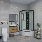 Душевая кабина Niagara Classic NG-6708-14BKTG 90x90 с гидромассажем