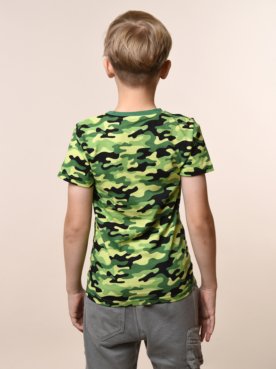 Футболка для мальчика камуфляжная