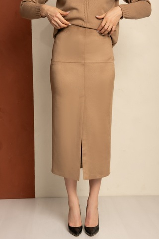 Юбка миди под замшу Тамбовчанка