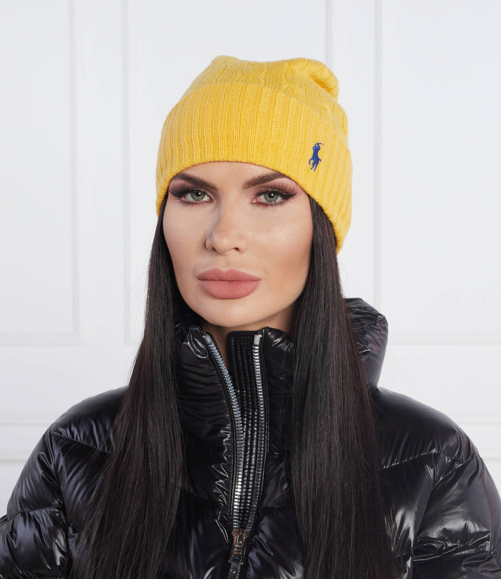 хлопковая шапка POLO RALPH LAUREN - желтый(455898833)
