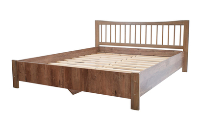 Кровать Сильвия массив, прямая спинка