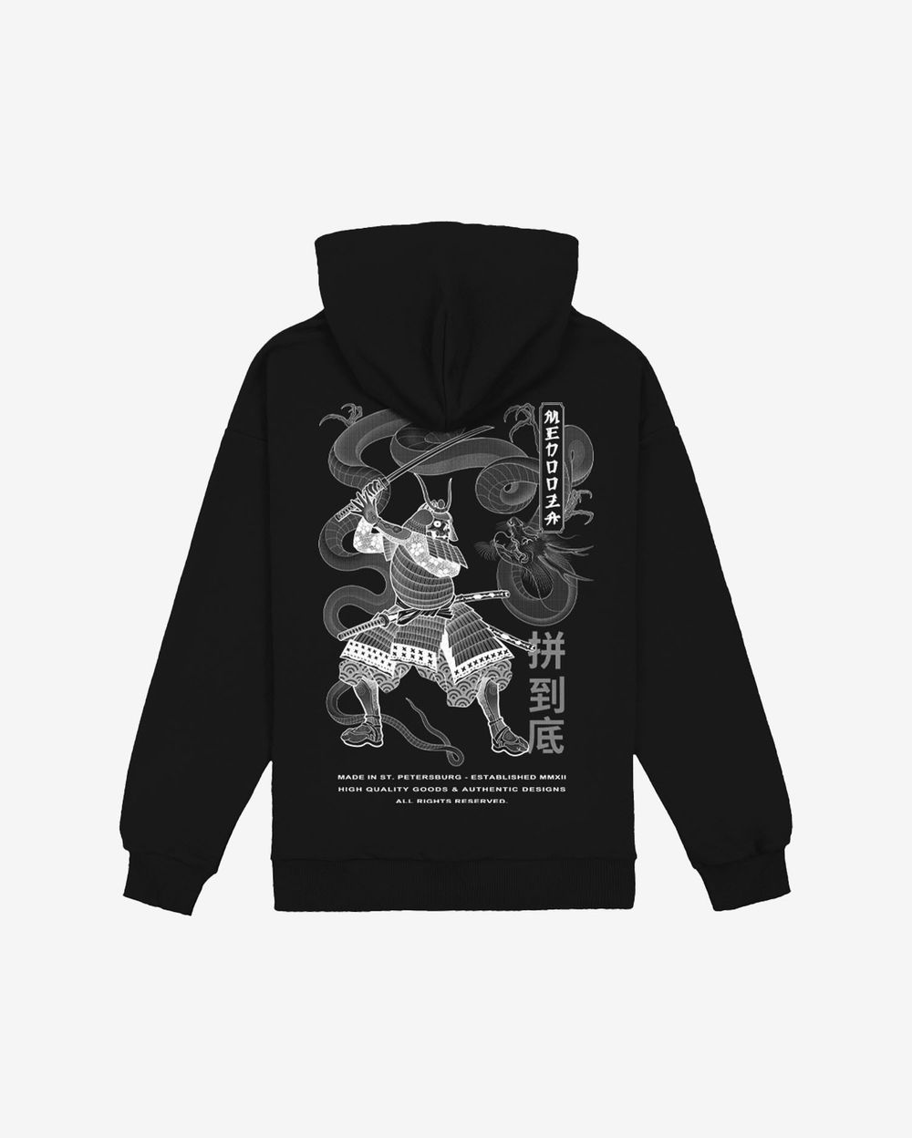 Худи MEDOOZA Warrior II Черный