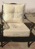 Кресло из литого алюминия Venice