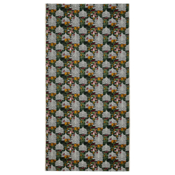 IKEA SMÅFINGERÖRT  (ИКЕА СМÅФИНГЕРÖРТ)  -  Ткань с окантовкой, зеленая, 150x300 см