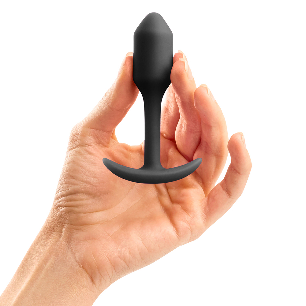 b-vibe Snug Plug 1 - Анальная пробка для ношения