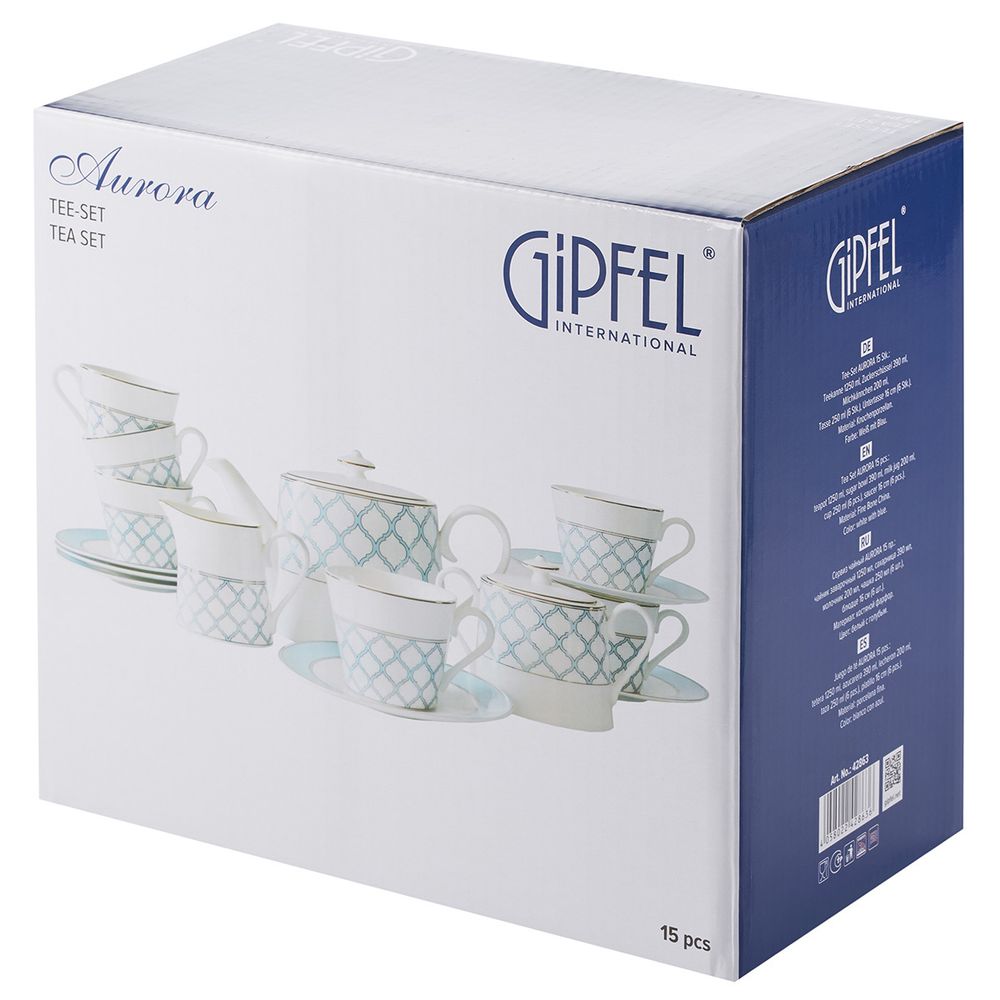 Чайный сервиз Gipfel Aurora 42863 15 предметов