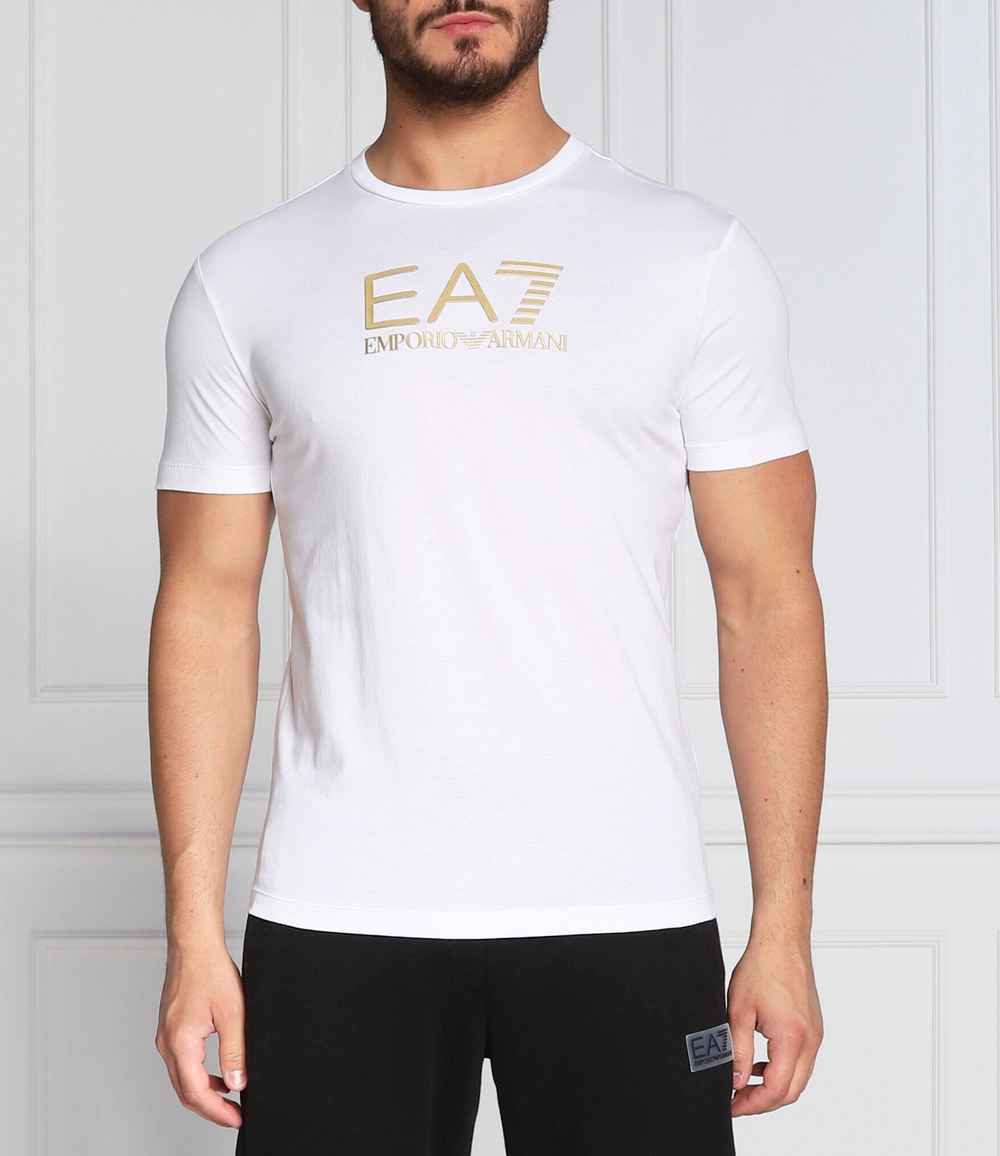 футболка EA7 - белый(6LPT12 PJM9Z)