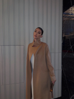 Пальто ELLI, кэмел