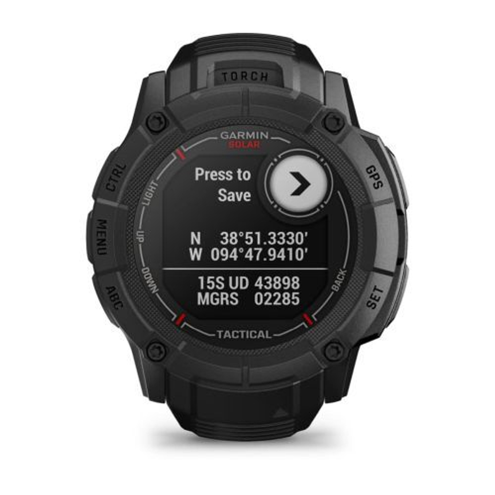 Смарт часы Garmin Instinct 2X Solar Tactical Edition, черный