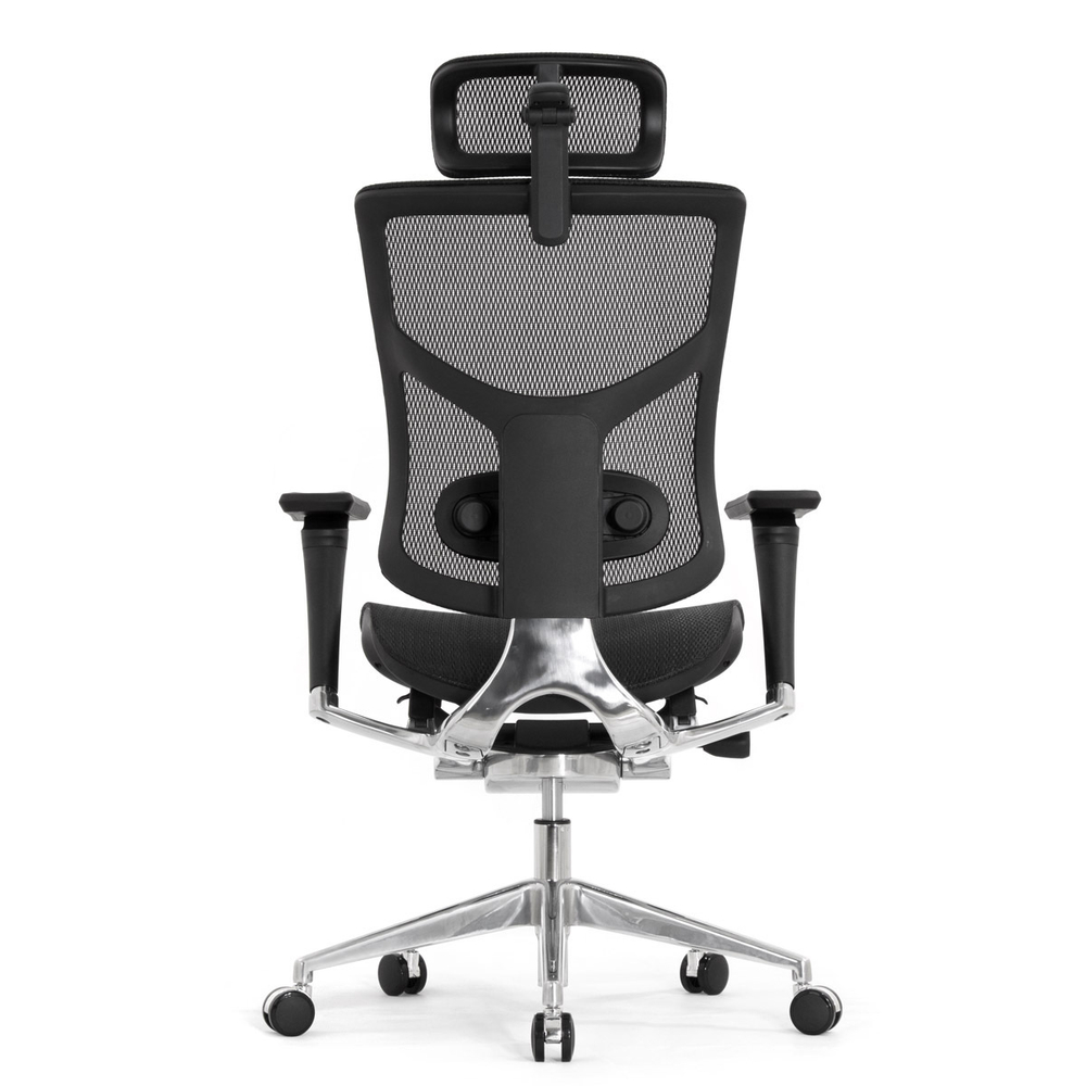 Кресло EXPERT 2 STAR ERGO HSTM 01 NEW, 3D пояснич валик, подлокот 6D(360), подголовн 5D, цвет черн,)