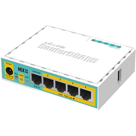 Маршрутизатор MikroTik hEX PoE lite RB750UPr2