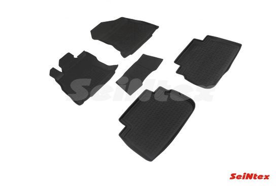 Резиновые коврики в салон Subaru Forester V (2018-наст. время) "Высокий борт"