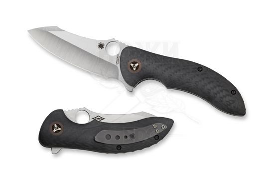 Складной нож Spyderco Magnitude Flipper C212CFP c клинком из стали CPM-S30V, рукоять карбон