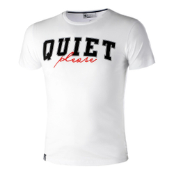 Мужское теннисное поло Quiet Please Dropshot College T-Shirt Men - White, Black