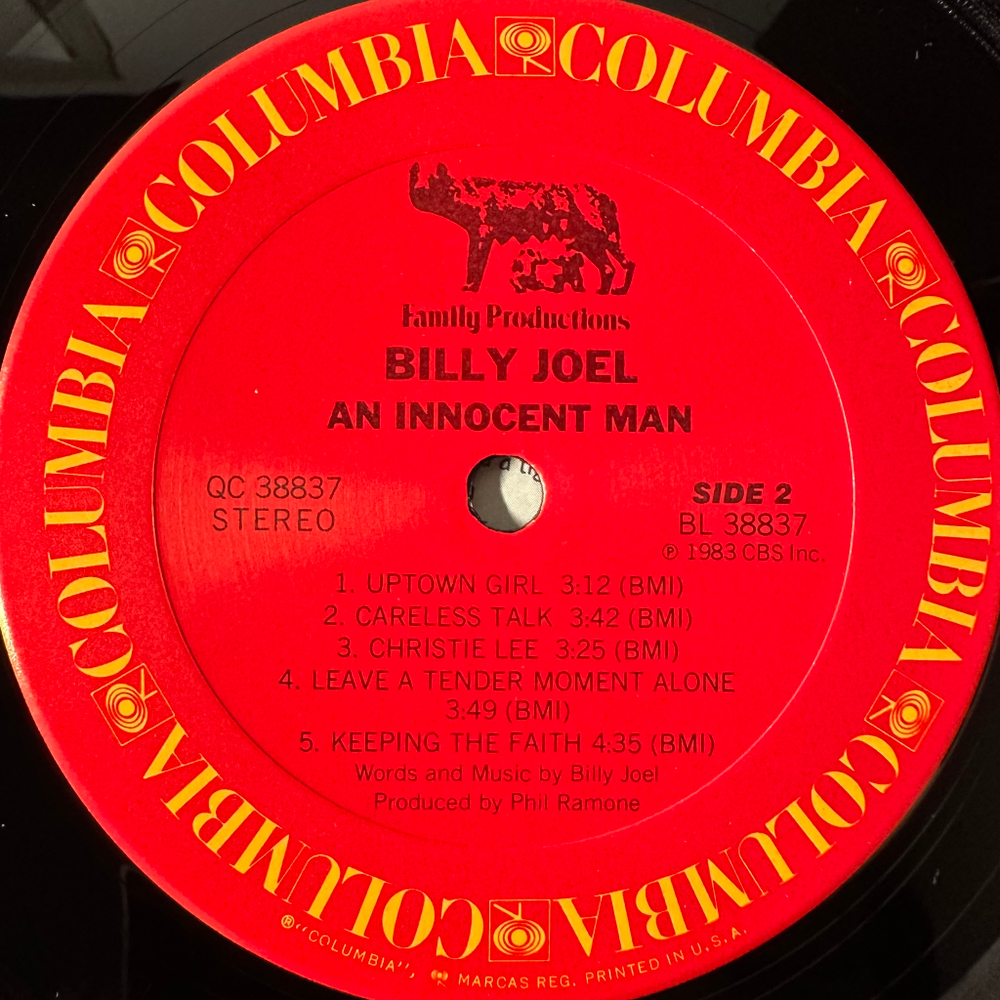 Billy Joel ‎– An Innocent Man (США 1983г.)