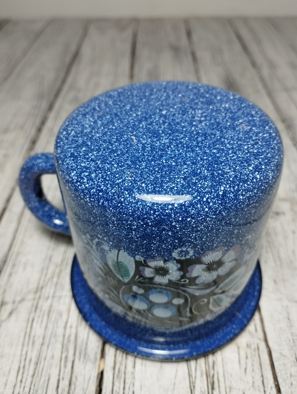 Кружка 0,4л с рис Голубика син с зерн 1с2с